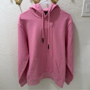 Eleven Paris Men’s Pink Textured Hoodie Medium